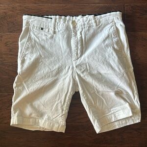 Zara White Shorts Size 32 Waist